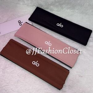 Women's Headband Set - Black, Pink, Brown